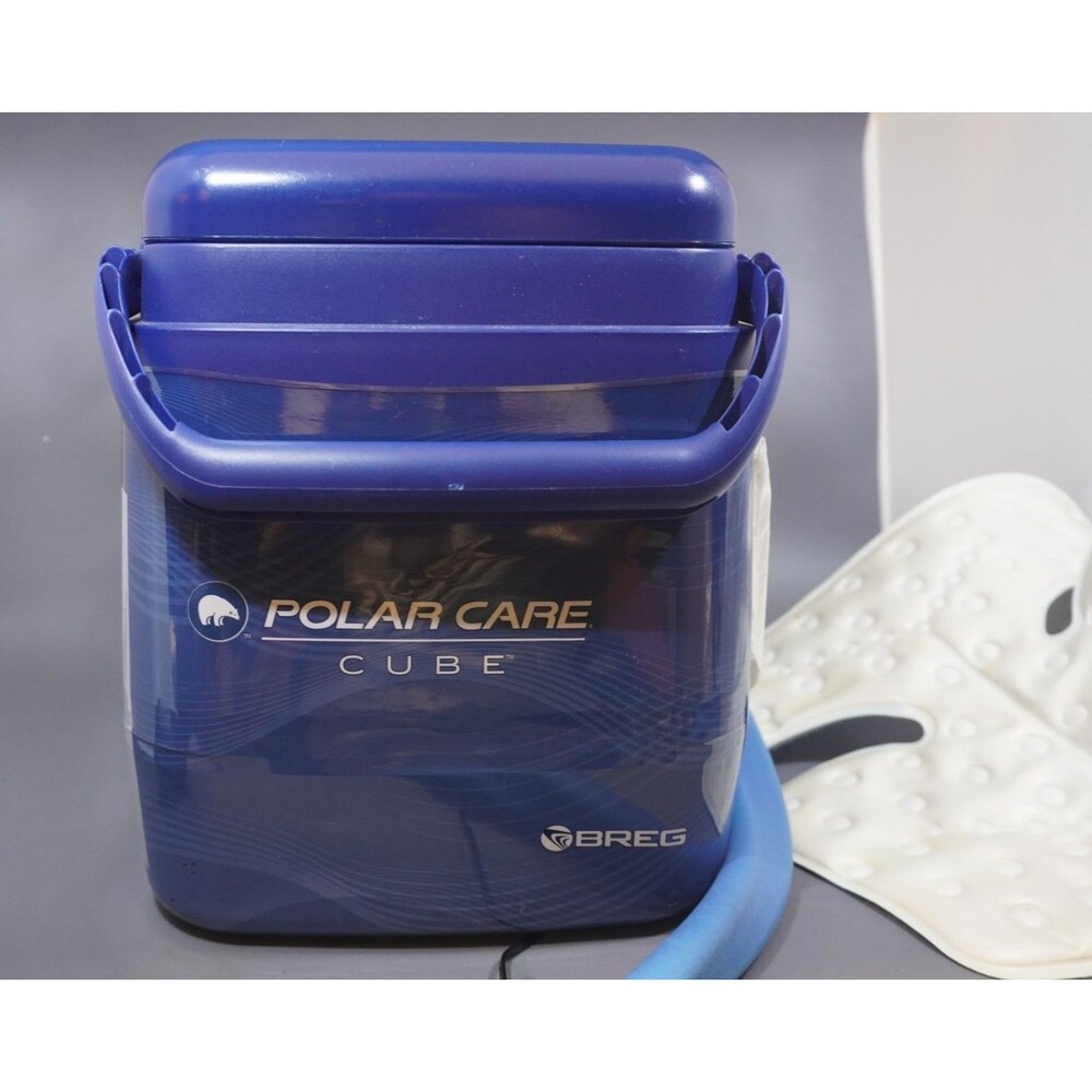 Breg Polarcare Cube Cooling Chest Cooler w/ AC Adapter & Attachment Tested